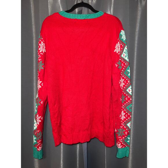 Ugly Christmas Sweater Xmas Size Large - Picture 3 of 3